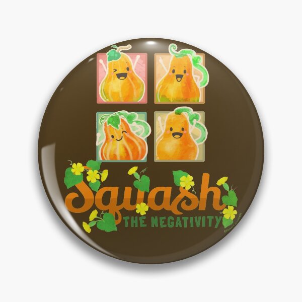 Item preview, Squash the Negativity - Punny Garden designed and sold by PunnyGarden.
