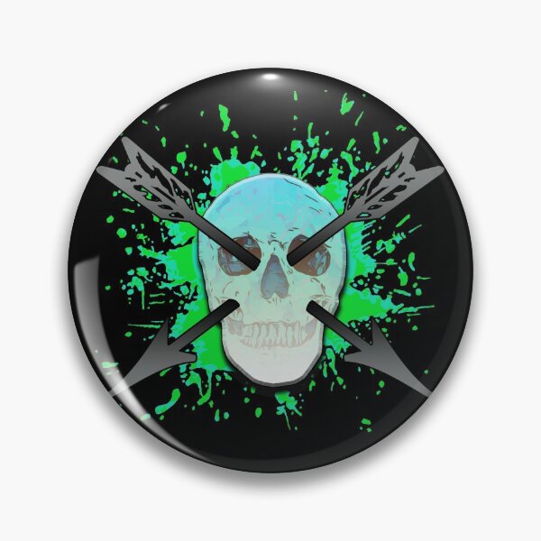 Item preview, Skull pierced by two arrows designed and sold by Topmel.