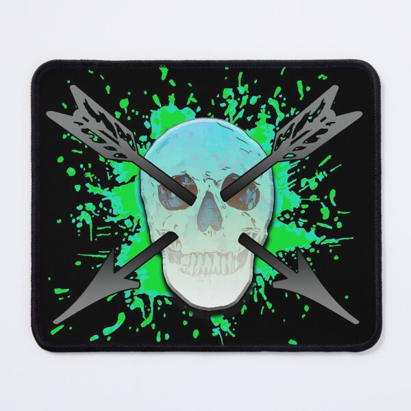 Item preview, Skull pierced by two arrows designed and sold by Topmel.