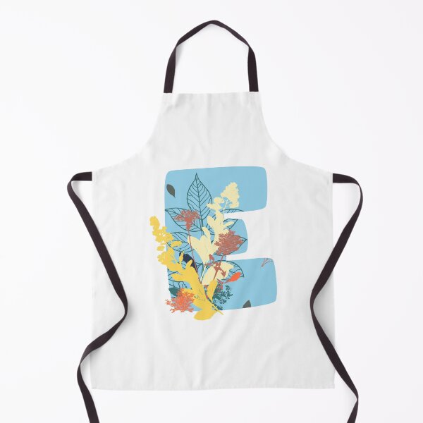 Item preview, Floral Monogram | Blue E designed and sold by MillwoodEngrave.
