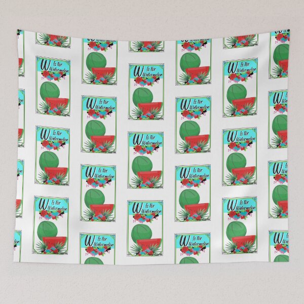 Item preview, W is for Watermelon designed and sold by artbyomega.