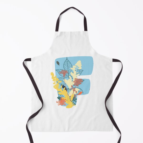Item preview, Floral Monogram | Blue F designed and sold by MillwoodEngrave.
