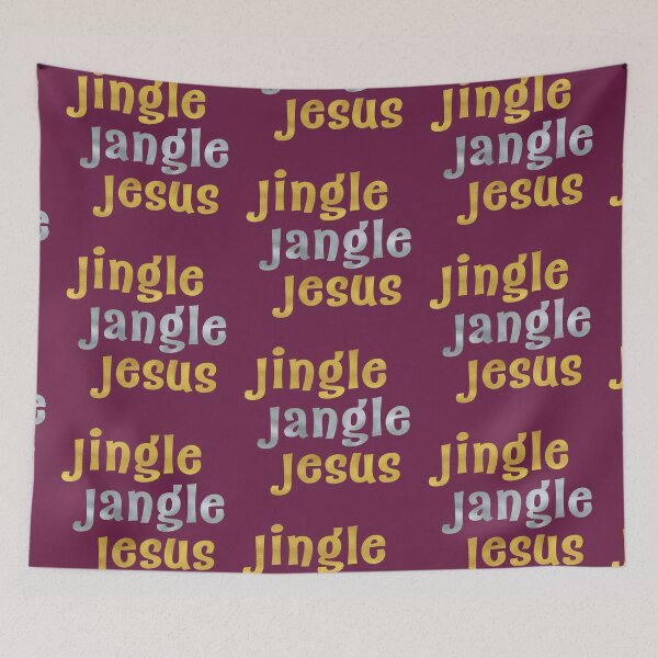 Item preview, Jingle Jangle Jesus | Faux Metallic | Burgundy designed and sold by PotentQuotable.