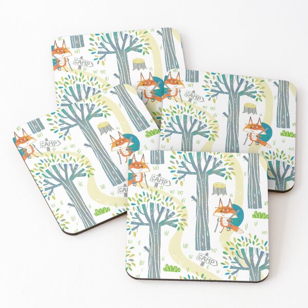 Item preview, Hiking Fox goes to camp designed and sold by LANDofCLE.