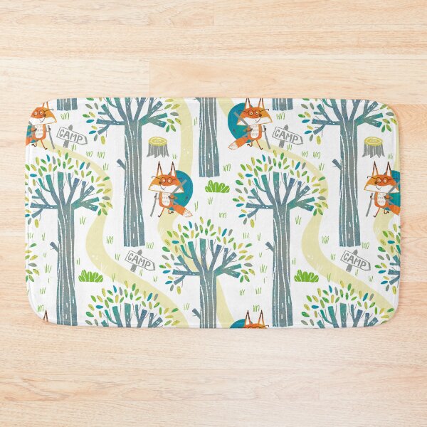 Item preview, Hiking Fox goes to camp designed and sold by LANDofCLE.