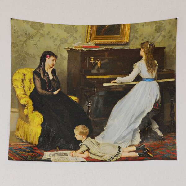 Item preview, Practicing - Gustave Léonard de Jonghe designed and sold by brushandframes.
