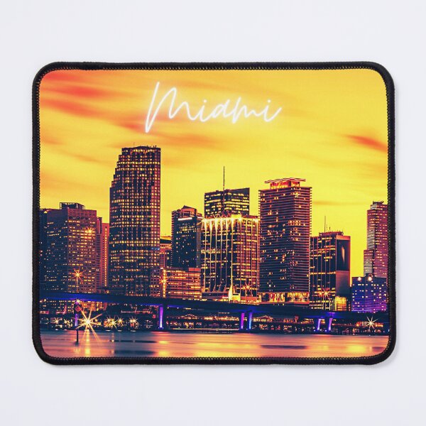 Item preview, Miami Skyline Sunset - Scenery designed and sold by GreenEnvytt.