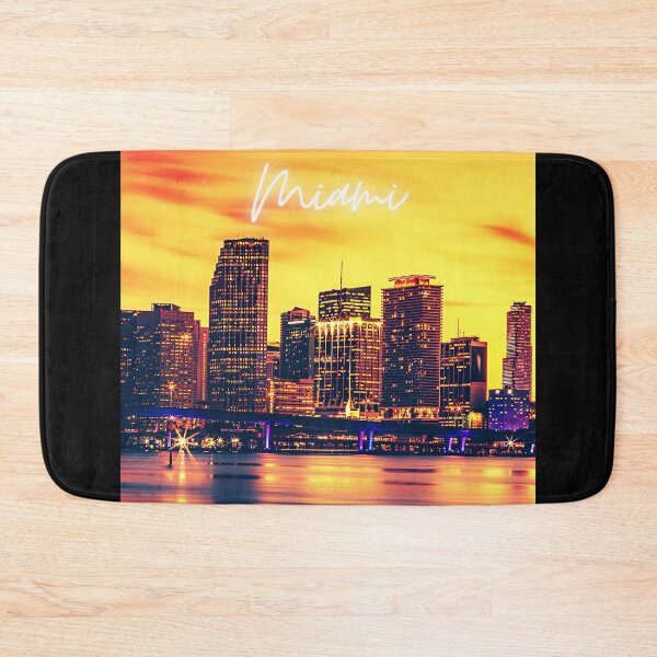 Item preview, Miami Skyline Sunset - Scenery designed and sold by GreenEnvytt.