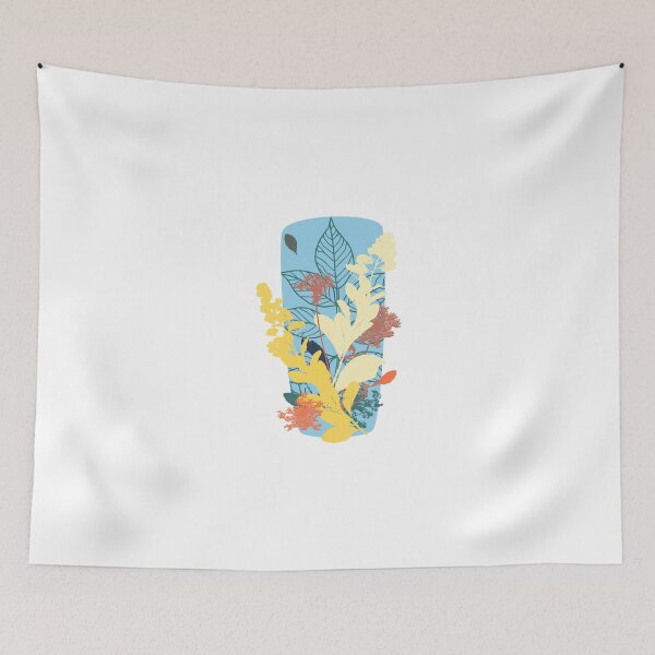 Item preview, Floral Monogram | Blue I designed and sold by MillwoodEngrave.