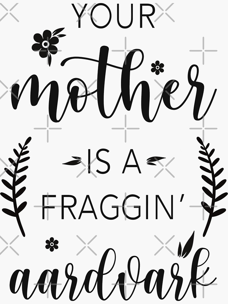 "Labyrinth Your mother" Sticker by HBKCreations Redbubble