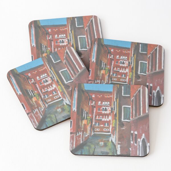Item preview, Small Canal With Buildings, Venice designed and sold by golan22may.