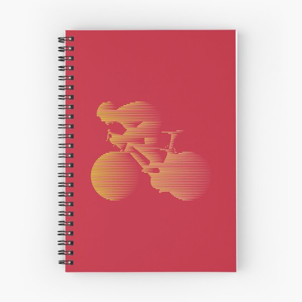 Item preview, Road Cyclist Sprinting Yellow Line Art designed and sold by RabeDesigns.
