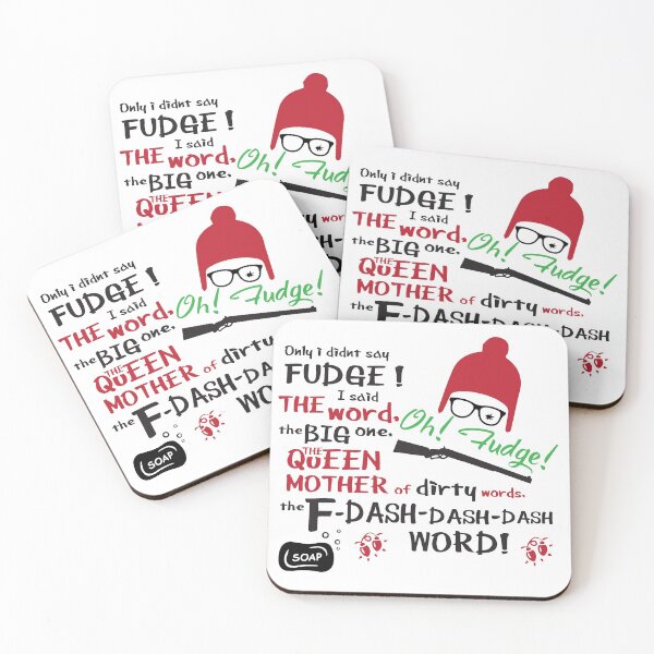 Item preview, Christmas Story Design Oh Fudge Funny Swear designed and sold by MagnumDesigns.