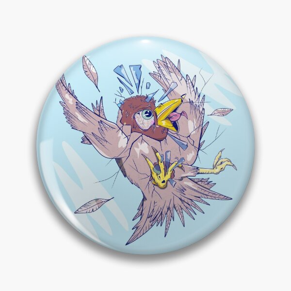Item preview, Bird flying into a window designed and sold by piedaydesigns.