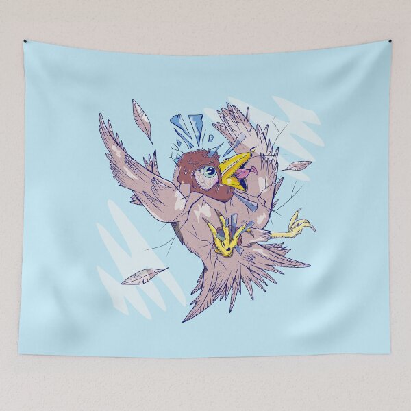 Item preview, Bird flying into a window designed and sold by piedaydesigns.