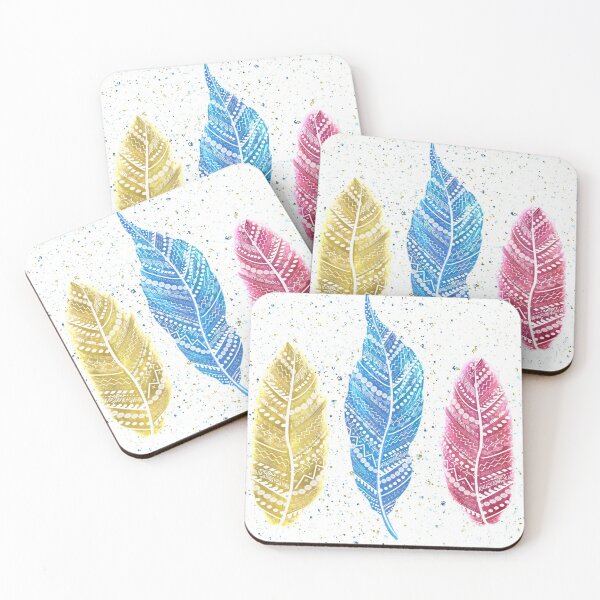 Item preview, Colorful Feathers nature  designed and sold by Cedarrue.