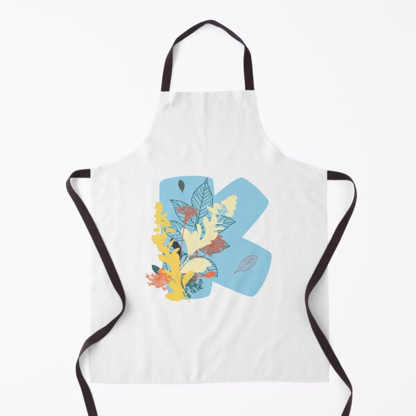 Item preview, Floral Monogram | Blue K designed and sold by MillwoodEngrave.