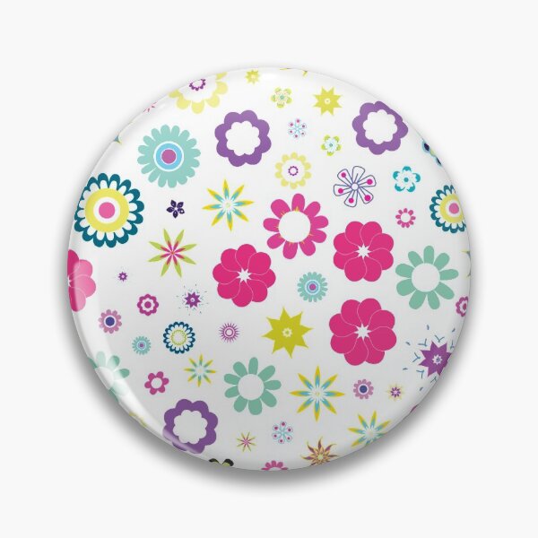 Item preview, Whimsical Multicolored Floral designed and sold by Martini-Four.