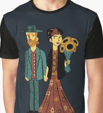 Love is Art Frida Kahlo and Van Gogh Graphic T-Shirt