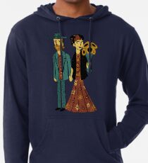 Love is Art Frida Kahlo and Van Gogh Lightweight Hoodie