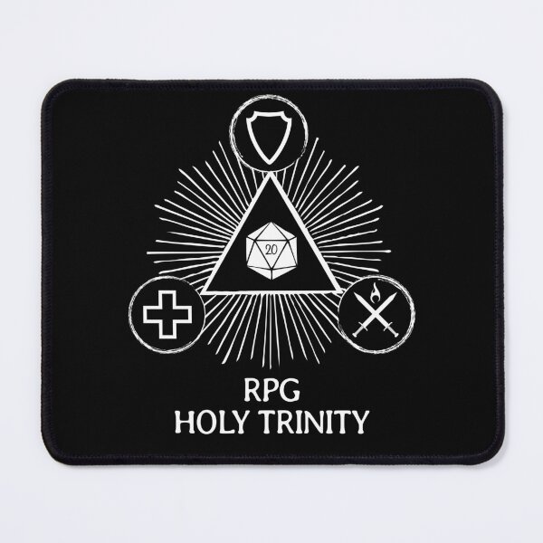 Item preview, RPG Holy Trinity Tank Healer Damage Dealer DPS designed and sold by shadowisper.