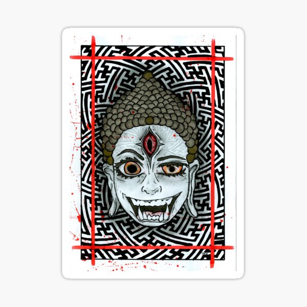 Third Eye Buddha Sticker