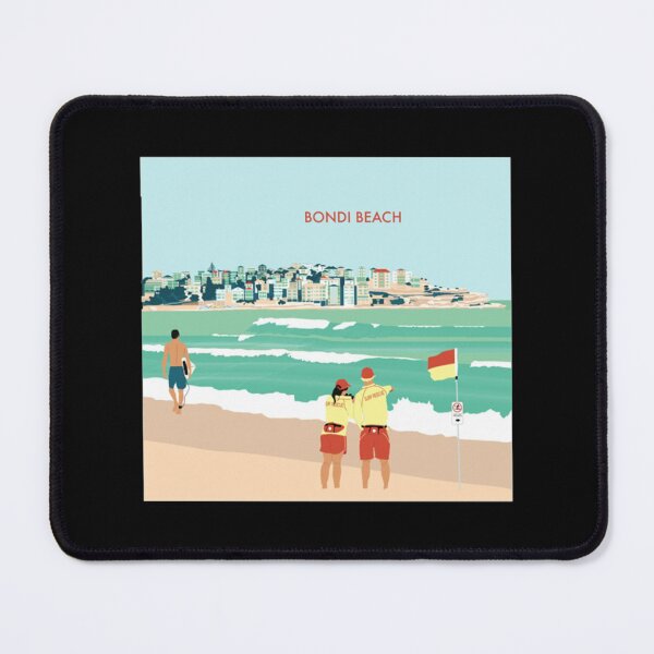 Item preview, Bondi Beach Illustration Art   designed and sold by JPrintsGifts.