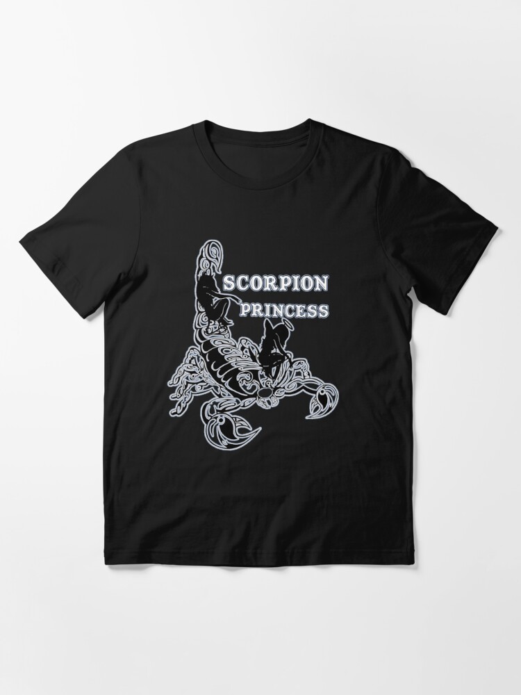 Scorpion Racing Black T-shirt with Gray Logo