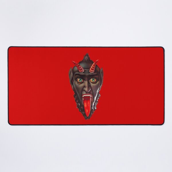 Item preview, Krampus face (on red) designed and sold by DotorEaon.