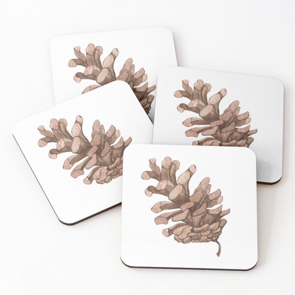 Item preview, Watercolor pine cone designed and sold by Maki-An.