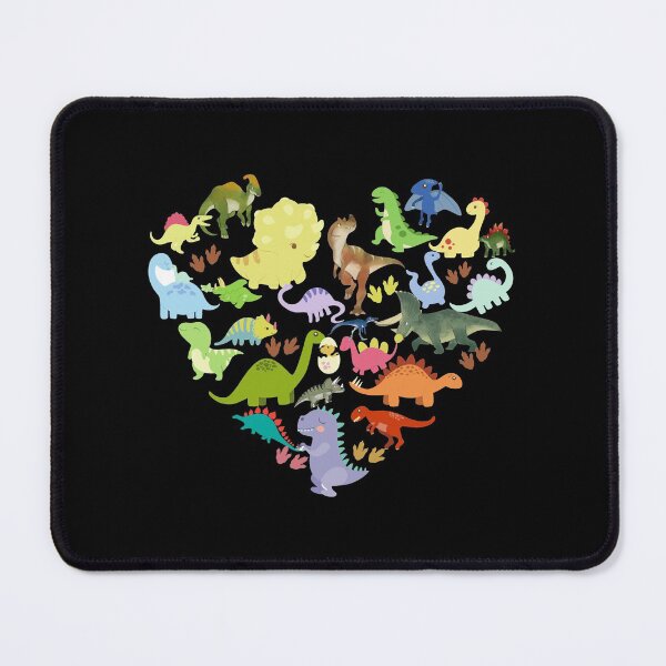Item preview, Dinosaurs Pattern In A Heart Shape - Dinosaur  designed and sold by AsmArt-co.