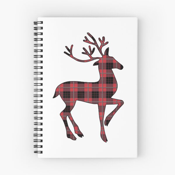 Item preview, Red and Black Plaid Tartan Deer designed and sold by Gsallicat.