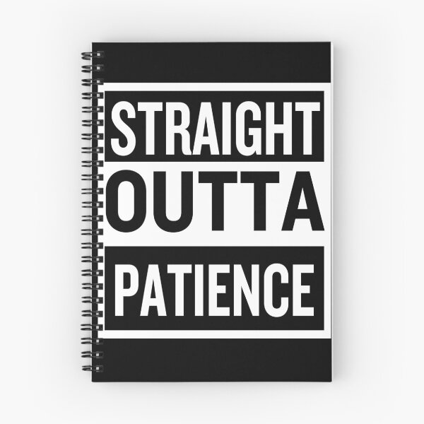 Item preview, STRAIGHT OUTTA PATIENCE~FUNNY MEDICAL LABORATORY SCIENTIST LAB TECH designed and sold by Hippiesole.