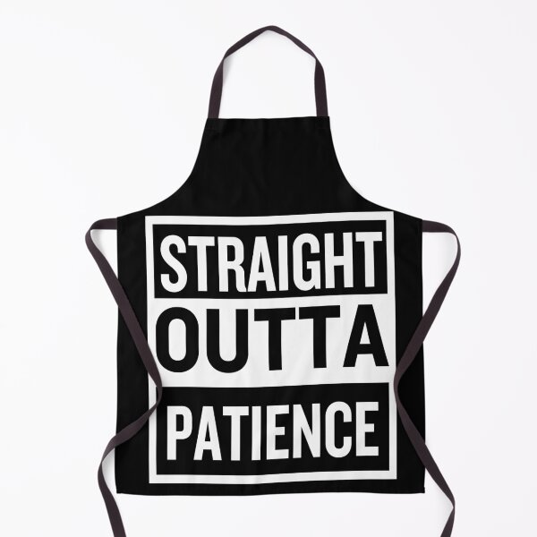 Item preview, STRAIGHT OUTTA PATIENCE~FUNNY MEDICAL LABORATORY SCIENTIST LAB TECH designed and sold by Hippiesole.