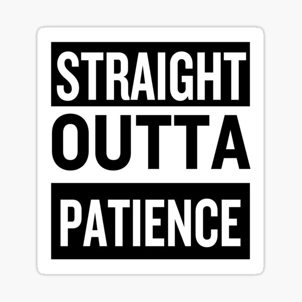 Item preview, STRAIGHT OUTTA PATIENCE~FUNNY MEDICAL LABORATORY SCIENTIST LAB TECH designed and sold by Hippiesole.