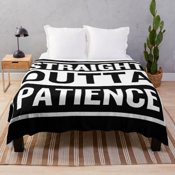 Item preview, STRAIGHT OUTTA PATIENCE~FUNNY MEDICAL LABORATORY SCIENTIST LAB TECH designed and sold by Hippiesole.