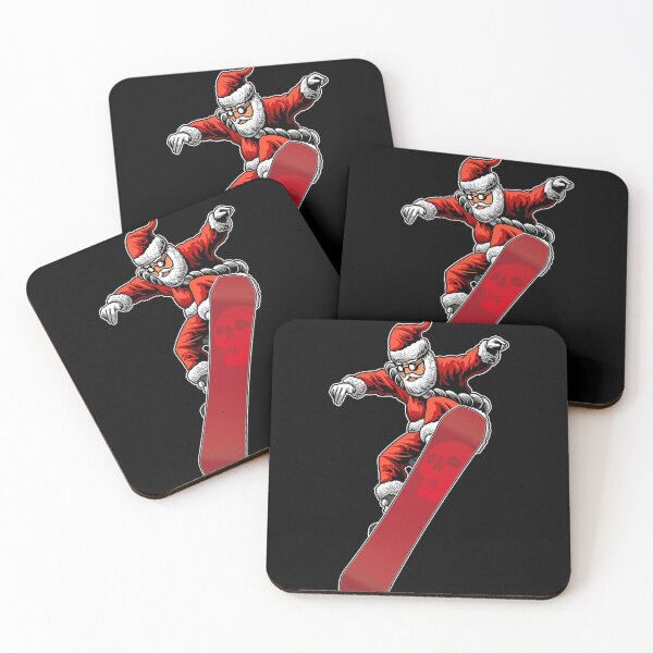 Item preview, Snowboarding Santa Claus designed and sold by Hapoel.