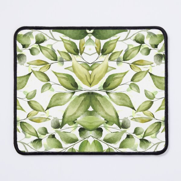 Item preview, Aesthetic Green Leaf Shades Pattern designed and sold by BeingCoffee.