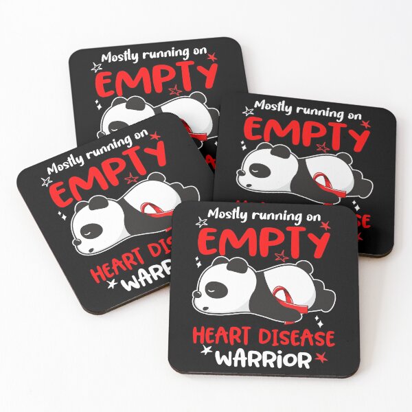 Item preview, Heart Disease Awareness Mostly Running On Empty Heart Disease Warrior designed and sold by GennieShop.
