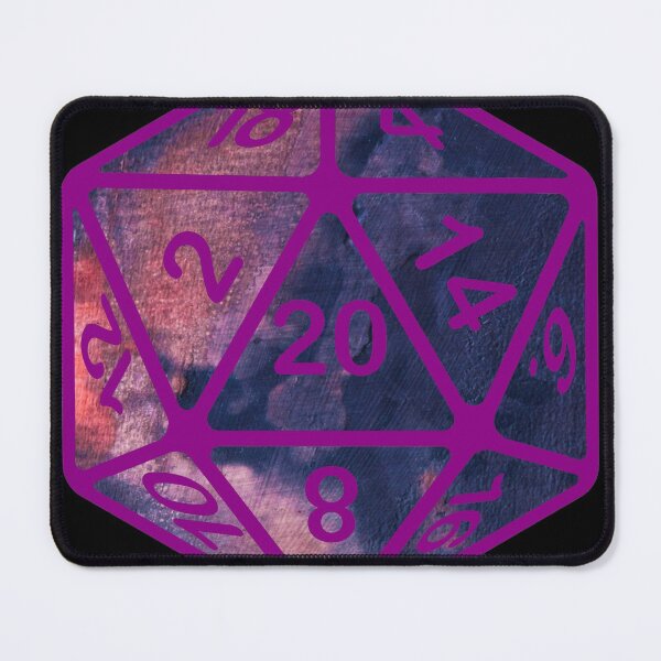 Item preview, Painted Pop Art AD&D Critical Hit d20 Polyhedral Dice Design designed and sold by Candlewood Museum & Gift Shoppe.