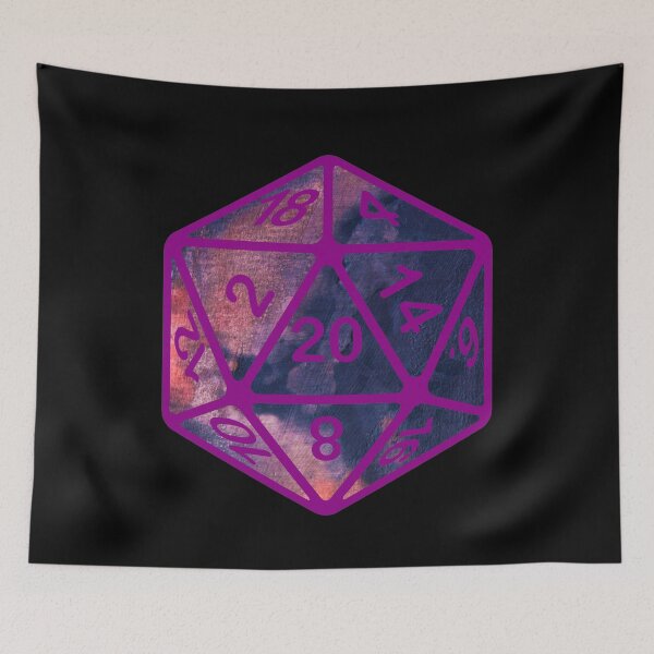 Item preview, Painted Pop Art AD&D Critical Hit d20 Polyhedral Dice Design designed and sold by Candlewood Museum & Gift Shoppe.