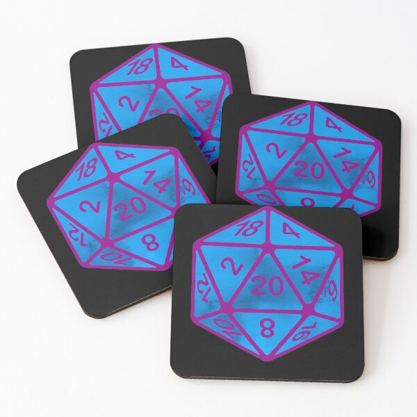 Item preview, Painted Pop Art AD&D Critical Hit d20 Polyhedral Dice Design designed and sold by Candlewood Museum & Gift Shoppe.