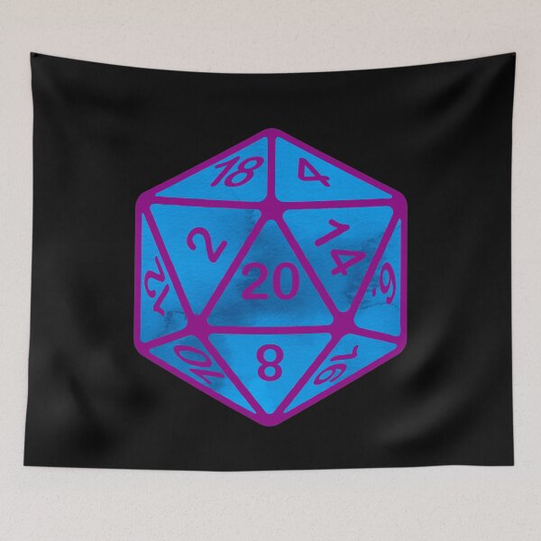 Item preview, Painted Pop Art AD&D Critical Hit d20 Polyhedral Dice Design designed and sold by Candlewood Museum & Gift Shoppe.