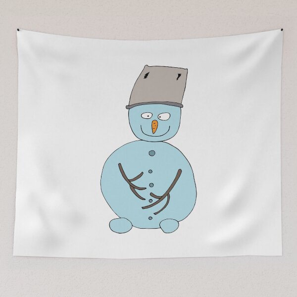 Item preview, Snowman with a bucket on his head. designed and sold by Olga81creative.