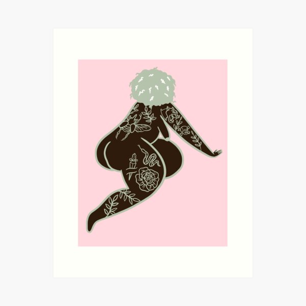 Item preview, Body Positivity with Tattoos  designed and sold by Monica  Segura.