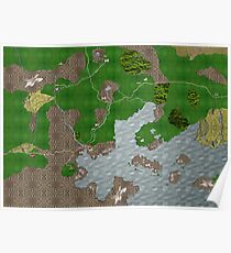 Midgard Map Poster