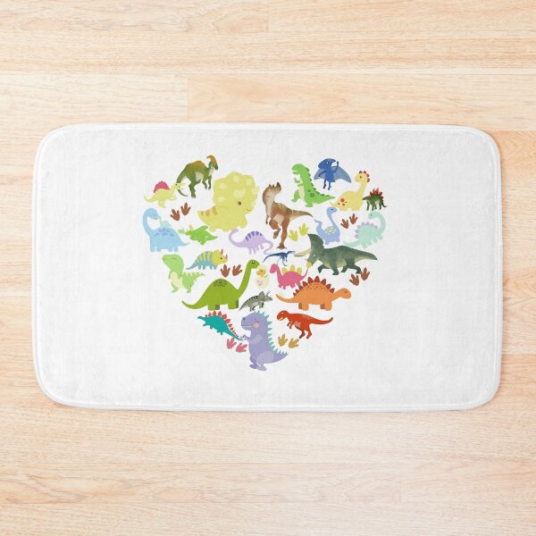 Item preview, Dinosaurs Pattern In A Heart Shape - Dinosaur  designed and sold by AsmArt-co.