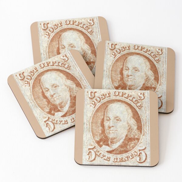 Item preview, Vintage Five Cent Benjamin US Postage Stamp. designed and sold by lduke47.
