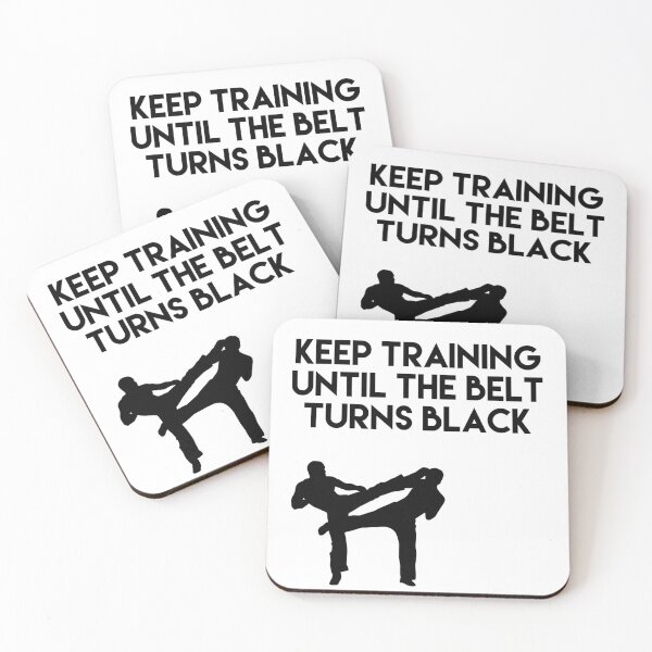Item preview, Keep Training Until The Belt Turns Black Karate designed and sold by blueprint198686.