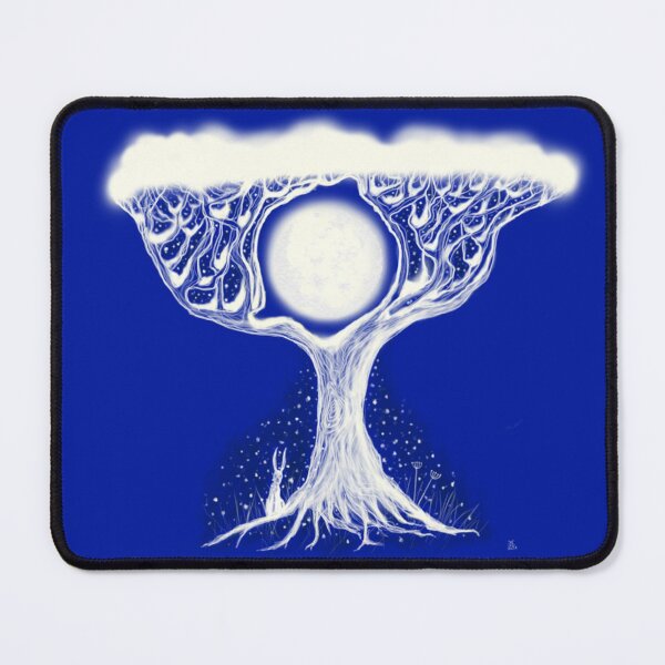 Item preview, White Moon Snow Tree designed and sold by JzArt.